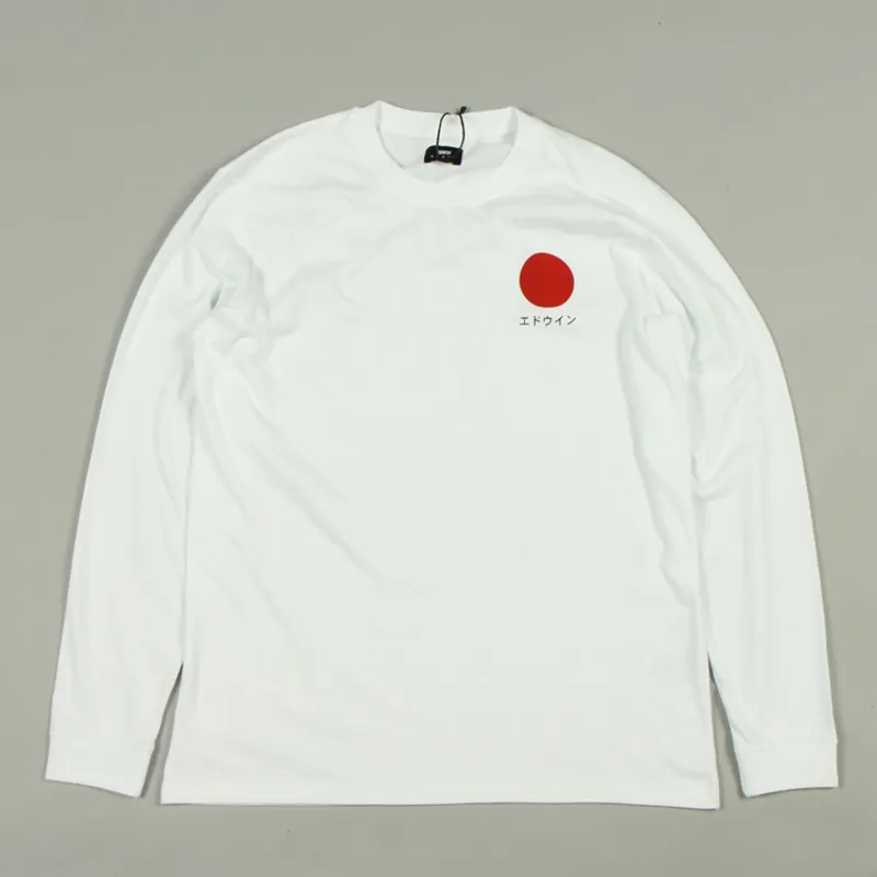 Edwin Japanese Sun LS T-Shirt - White 